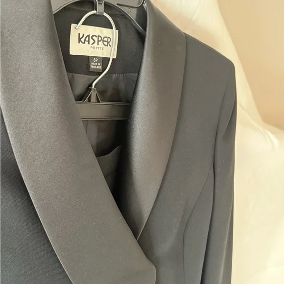 Kasper Petite Black Pantsuit - Picture 5 of 5